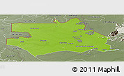 Physical Panoramic Map of S.Gabriel D'Cac., semi-desaturated