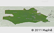Satellite Panoramic Map of S.Gabriel D'Cac., lighten