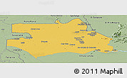 Savanna Style Panoramic Map of S.Gabriel D'Cac.