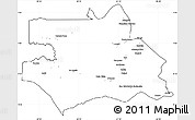 Blank Simple Map of S.Gabriel D'Cac., cropped outside