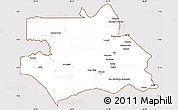 Classic Style Simple Map of S.Gabriel D'Cac., cropped outside