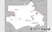 Gray Simple Map of S.Gabriel D'Cac.