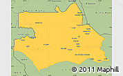 Savanna Style Simple Map of S.Gabriel D'Cac.