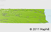 Physical Panoramic Map of Alcobaca