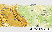 Physical Panoramic Map of Andarai