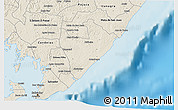 Shaded Relief 3D Map of Camacari