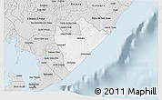 Silver Style 3D Map of Camacari