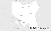 Silver Style Simple Map of Cotegipe