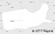 Silver Style Simple Map of Cristopolis