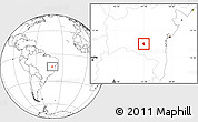 Blank Location Map of Dom Basilio