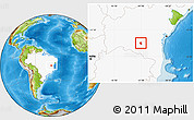 Physical Location Map of Dom Basilio, highlighted country