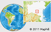 Physical Location Map of Dom Basilio, highlighted parent region