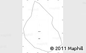 Blank Simple Map of Dom Basilio, cropped outside