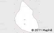 Classic Style Simple Map of Dom Basilio, cropped outside
