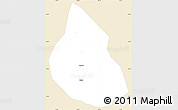 Classic Style Simple Map of Dom Basilio, single color outside