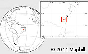 Blank Location Map of Gandu
