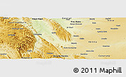Physical Panoramic Map of Ibipeba