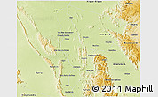 Physical 3D Map of Ibotirama
