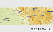 Physical Panoramic Map of Igapora