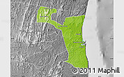 Physical Map of Ilheus, desaturated