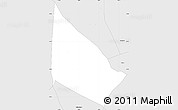 Silver Style Simple Map of Irajuba