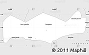 Silver Style Simple Map of Itambe