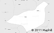 Silver Style Simple Map of Itape