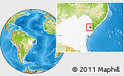 Physical Location Map of Itapicuru, highlighted parent region