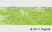 Physical Panoramic Map of Itapicuru