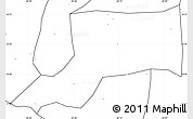 Blank Simple Map of Jacaraci, no labels