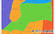 Political Simple Map of Jacaraci