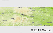 Physical Panoramic Map of Jeremoabo