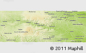 Physical Panoramic Map of Jeremoabo