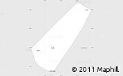Silver Style Simple Map of Jussara