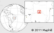 Blank Location Map of Malhada
