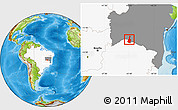 Physical Location Map of Malhada, highlighted country, highlighted parent region