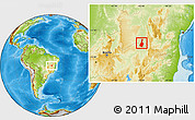 Physical Location Map of Malhada