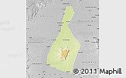 Physical Map of Malhada, desaturated