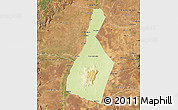 Physical Map of Malhada, satellite outside