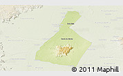 Physical Panoramic Map of Malhada, lighten