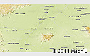 Physical Panoramic Map of Malhada