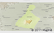 Physical Panoramic Map of Malhada, semi-desaturated