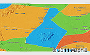 Political Panoramic Map of Malhada