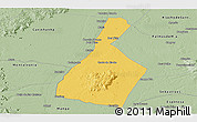Savanna Style Panoramic Map of Malhada