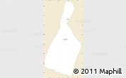 Classic Style Simple Map of Malhada, single color outside