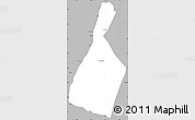 Gray Simple Map of Malhada