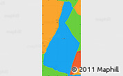 Political Simple Map of Malhada