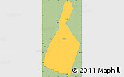 Savanna Style Simple Map of Malhada
