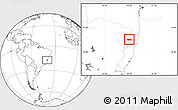 Blank Location Map of Medeiros Neto