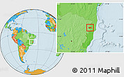 Political Location Map of Medeiros Neto
